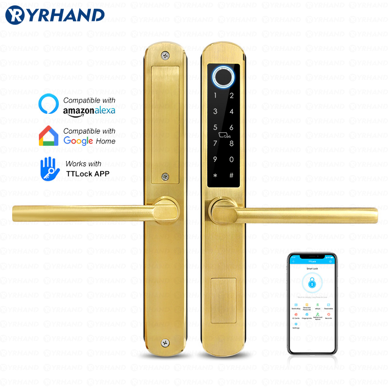 Smart Home Website - IP66 الذهب الفولاذ المقاوم للصدأ زجاج