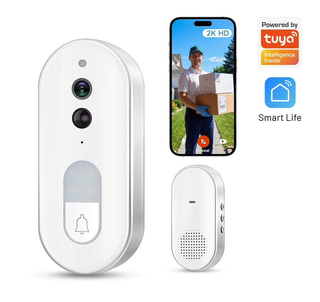 Smart Home Outdoor Camera - جرس باب ذكي لاسلكي من تويا