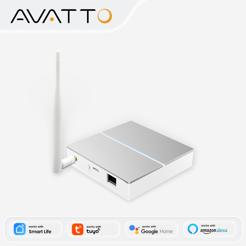 Smart Home Dashboard - بوابة AVATTO Tuya ZigBee مع هوائي
