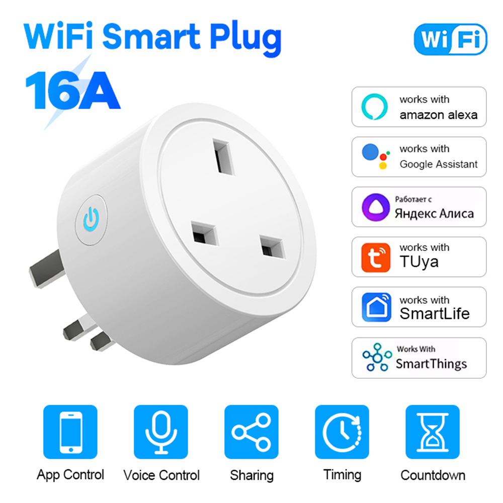 Smart Home Energy App - واي فاي المكونات الذكية 16A مقبس