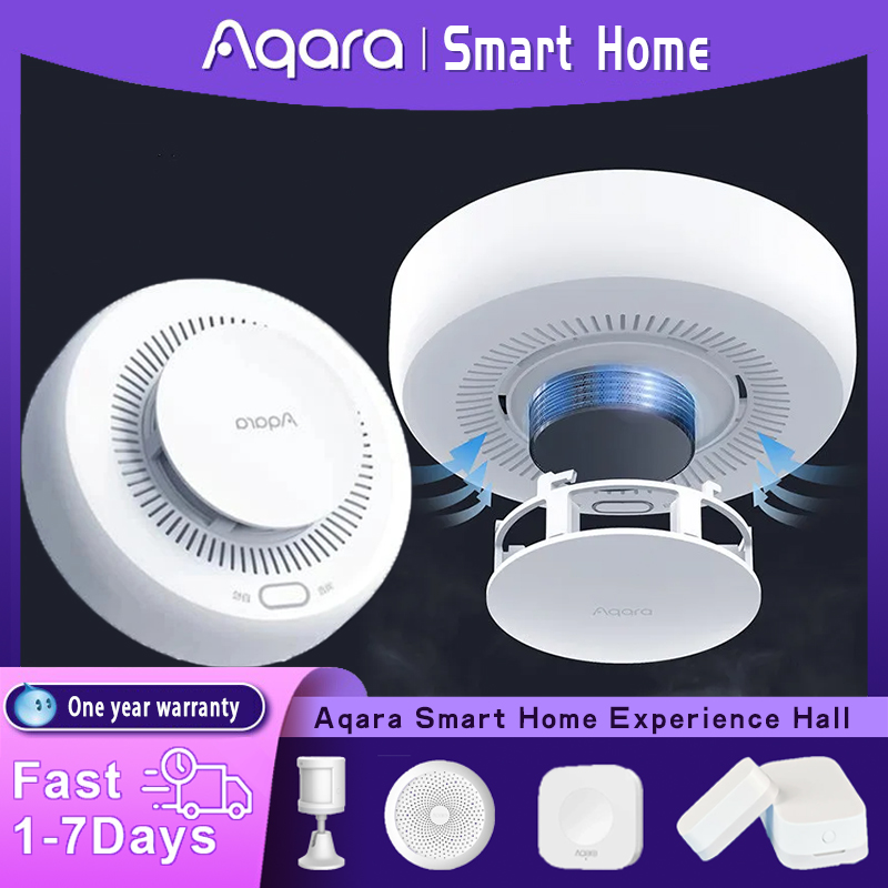 Smart Home Zestaw - Aqara-مستشعر كاشف الدخان الذكي ، Zigbee