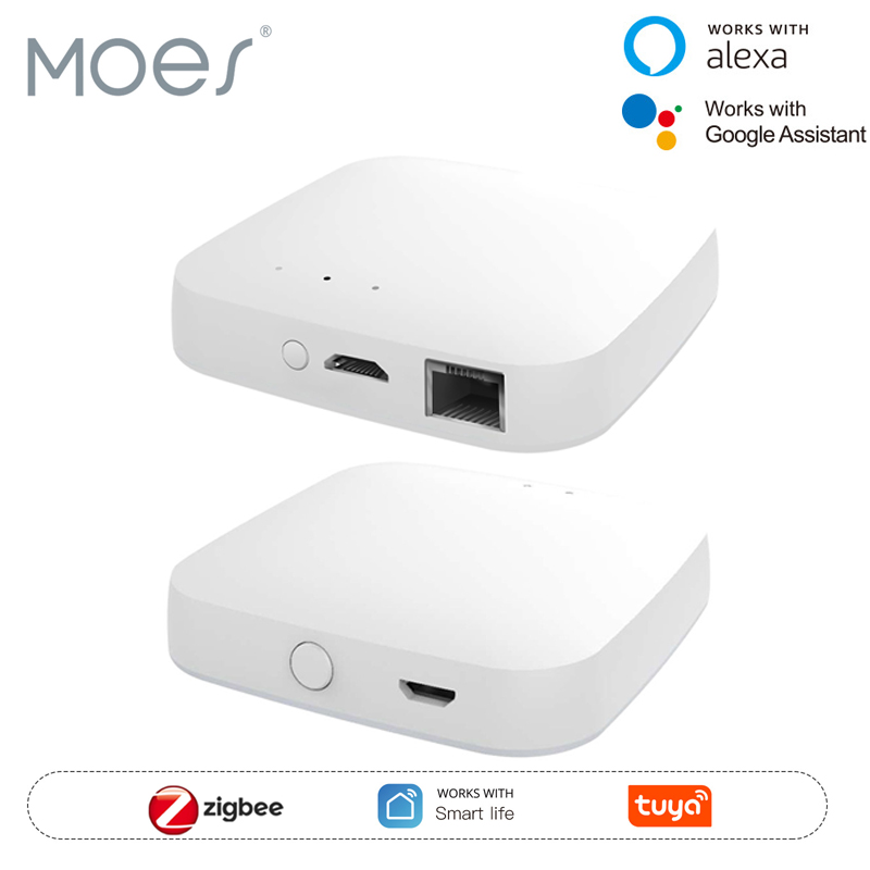 Smart Home Website - MOES Tuya ZigBee3.0 Smart Hub، Wireless/Wirege