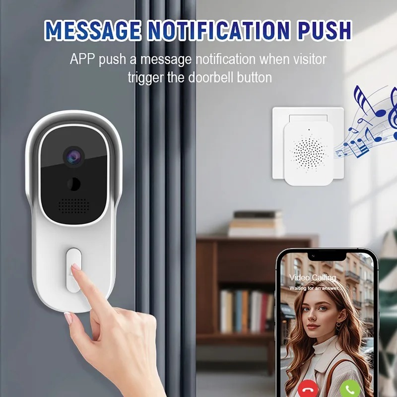 Smart Home Video Doorbell - جرس باب ذكي من تويا مع