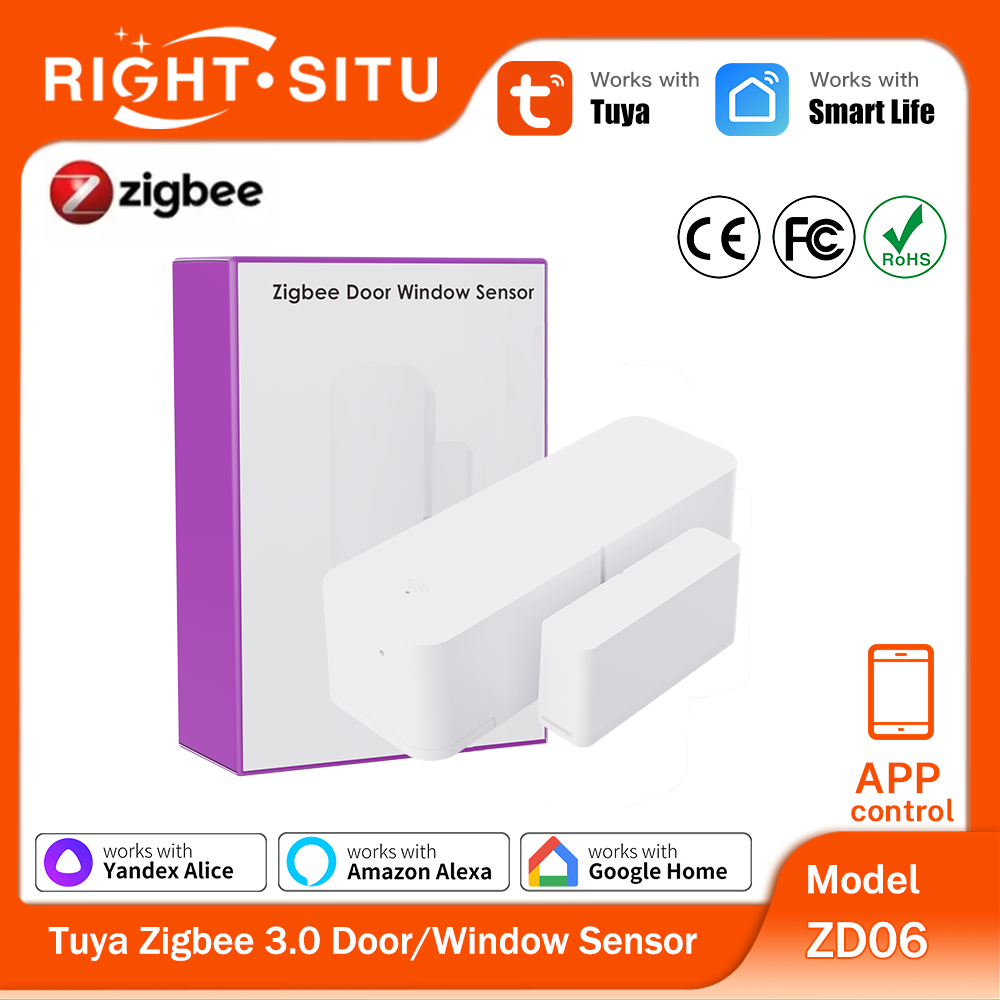 Smart Home Yandex - Tuya Zigbee 3.0 مستشعر الاتصال مستشعر