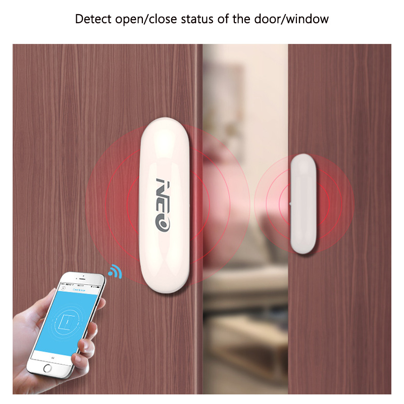 Door Window Sensor - جهاز إنذار ذكي لاسلكي للأبواب مع