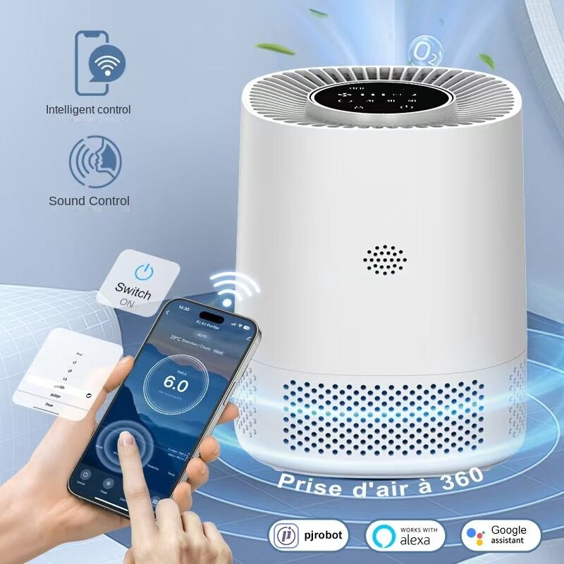 Smart Air Purifier - جهاز تنقية هواء ذكي للمنزل مع