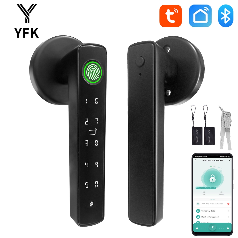 Smart Home Green - قفل ذكي YFK Tuya 5 في