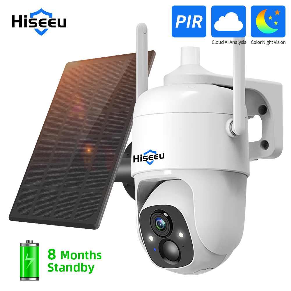 Smart Home Outdoor Camera - Hiseeu 3MP سحابة AI واي فاي