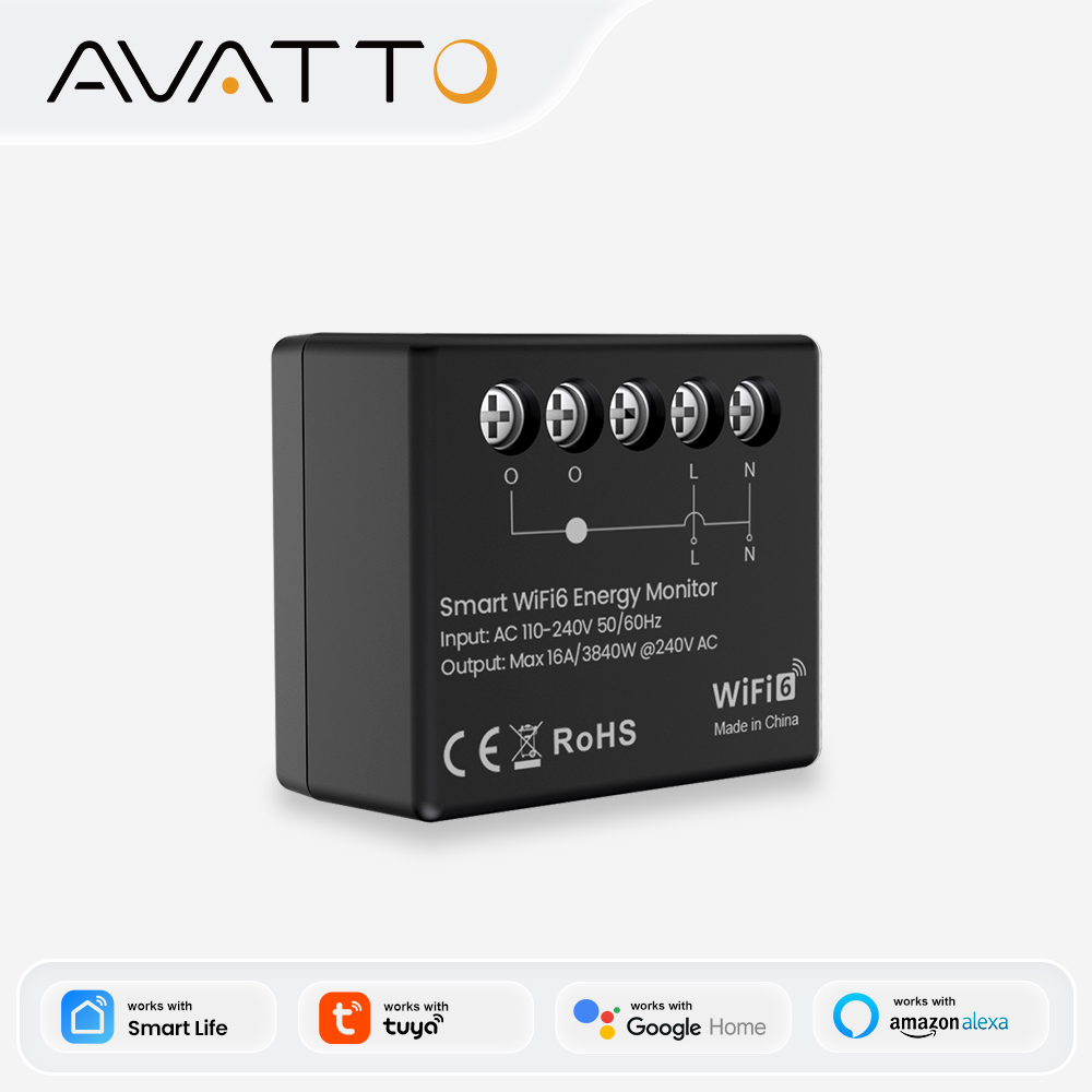 Smart Home Energy App - وحدة قياس الطاقة الذكية الصغيرة AVATTO