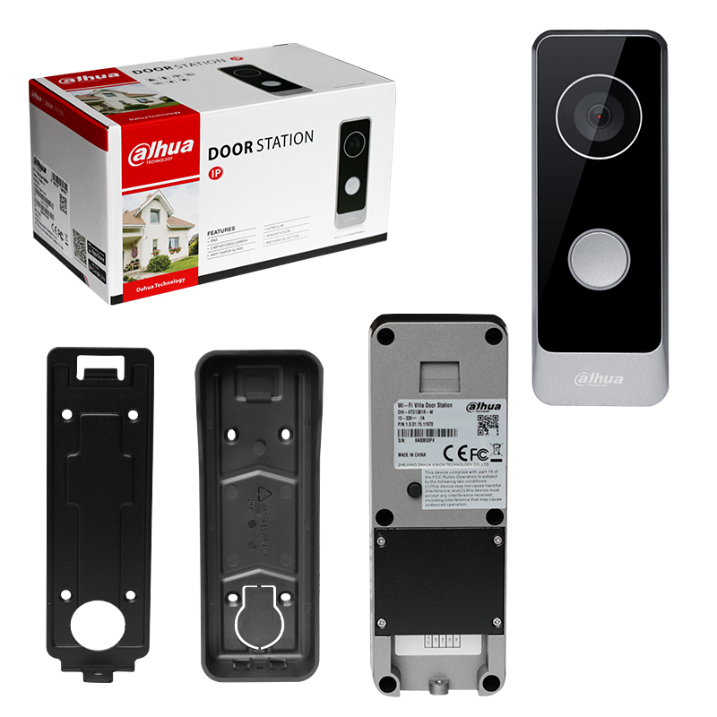 Smart Home Video Doorphone Ezviz - داهوا VTO1301R-W جرس باب ذكي لاسلكي