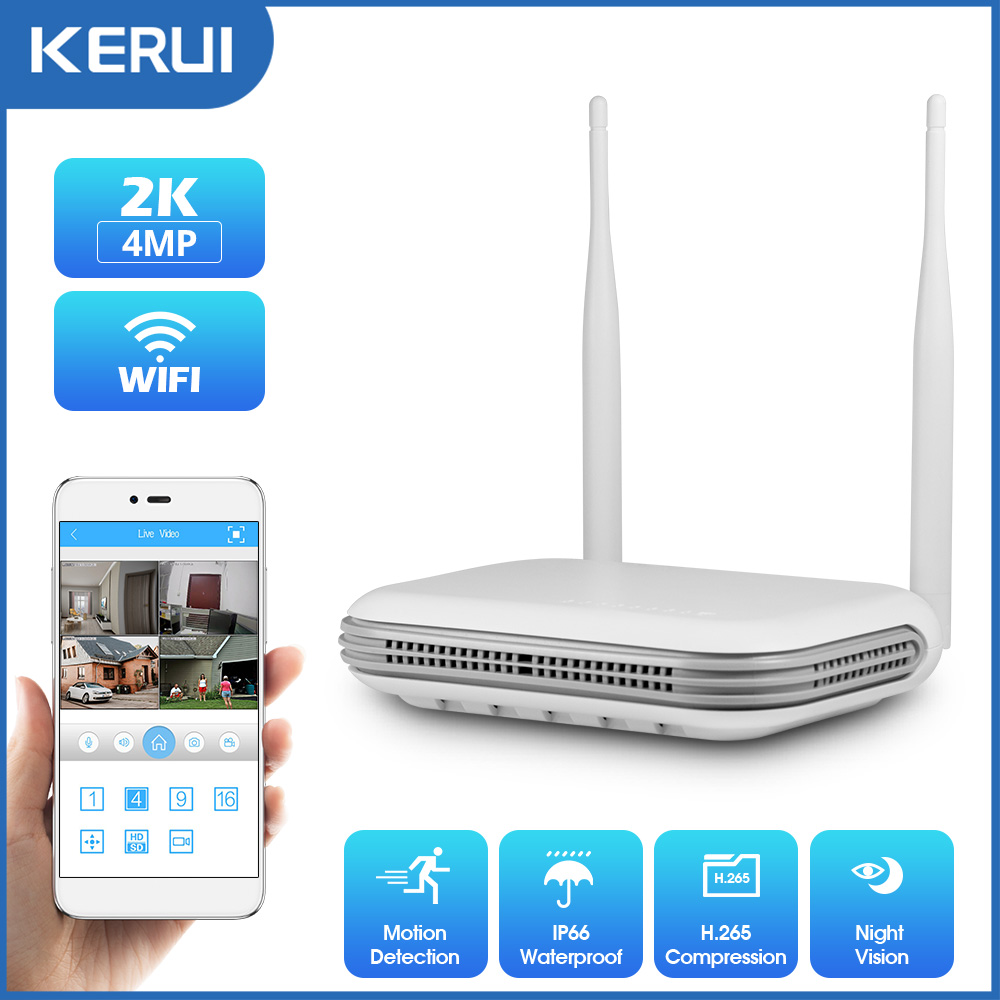 Smart Home Outdoor Camera - كاميرا KERUI 2K 4MP خارجية عالية