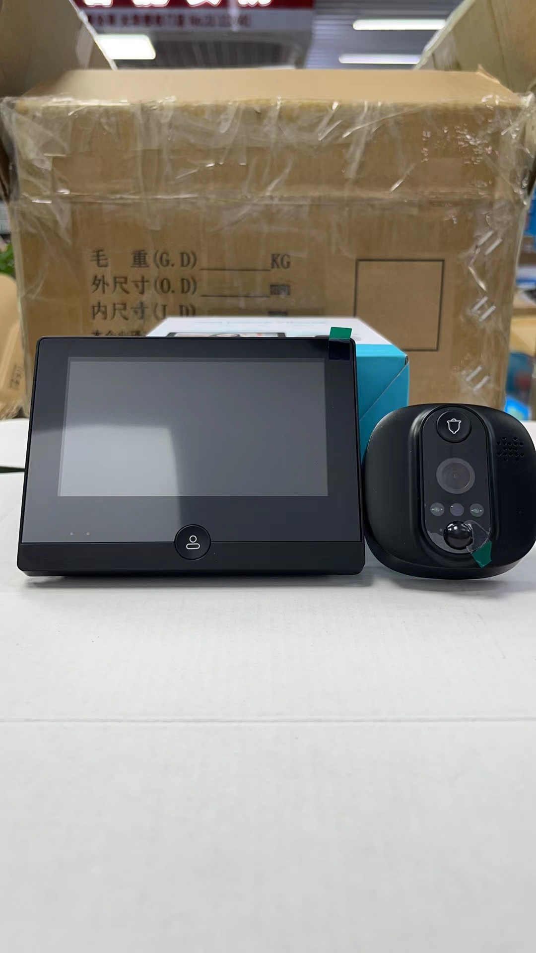 Wifi Doorbell Camera - 4.3 بوصة IPS شاشة 2MP 1080P