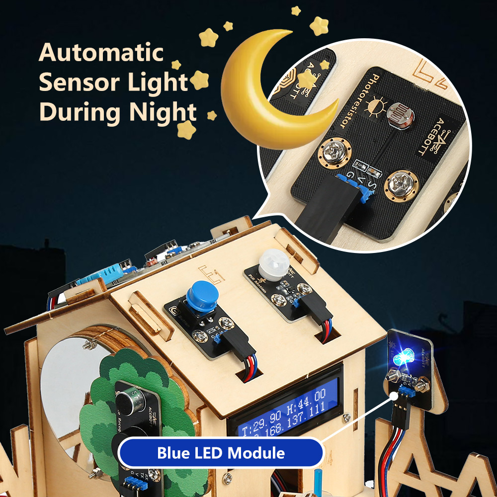 مجموعة أدوات ACEBOTT الذكية لل - مراجعة Smart Home Kit For Arduino وسعره