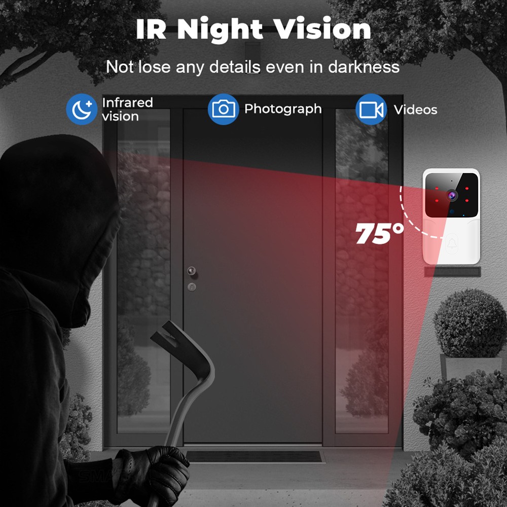 جرس باب ذكي بكاميرا فيديو لاسل - مراجعة Smart Home Video Doorphone Ezviz وسعره