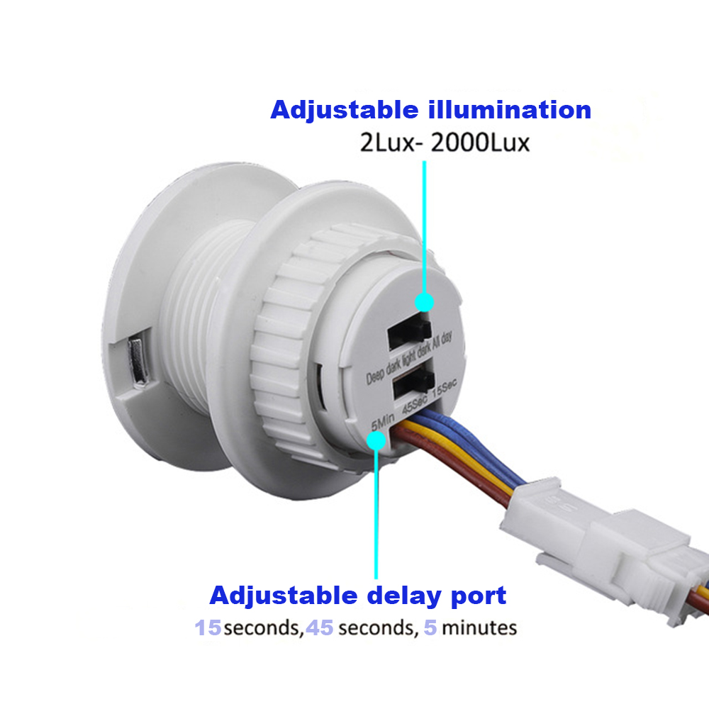 1 قطعة مفتاح الإضاءة PIR مستشع - مراجعة Pir Motion Sensor وسعره