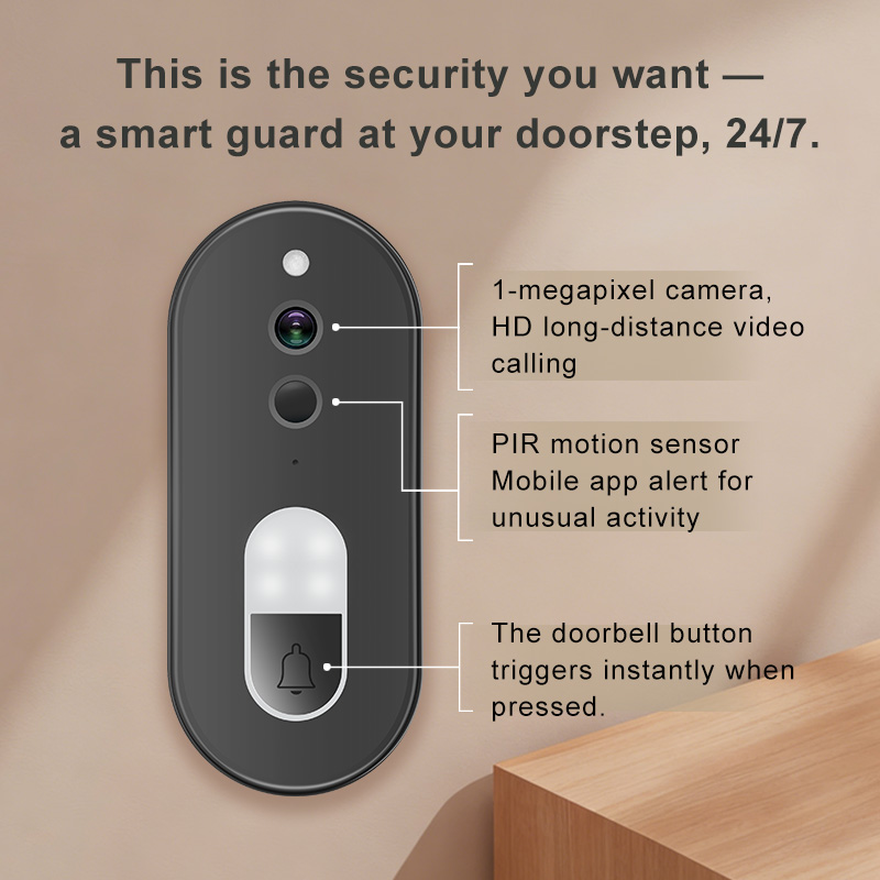 جرس باب ذكي لاسلكي واي فاي بدق - مراجعة Smart Home Video Doorphone Ezviz وسعره