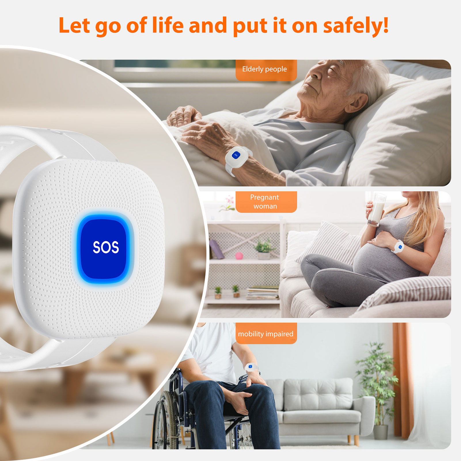 جهاز نداء لاسلكي بزر اتصال، سو - مراجعة Smart Elderly Home وسعره