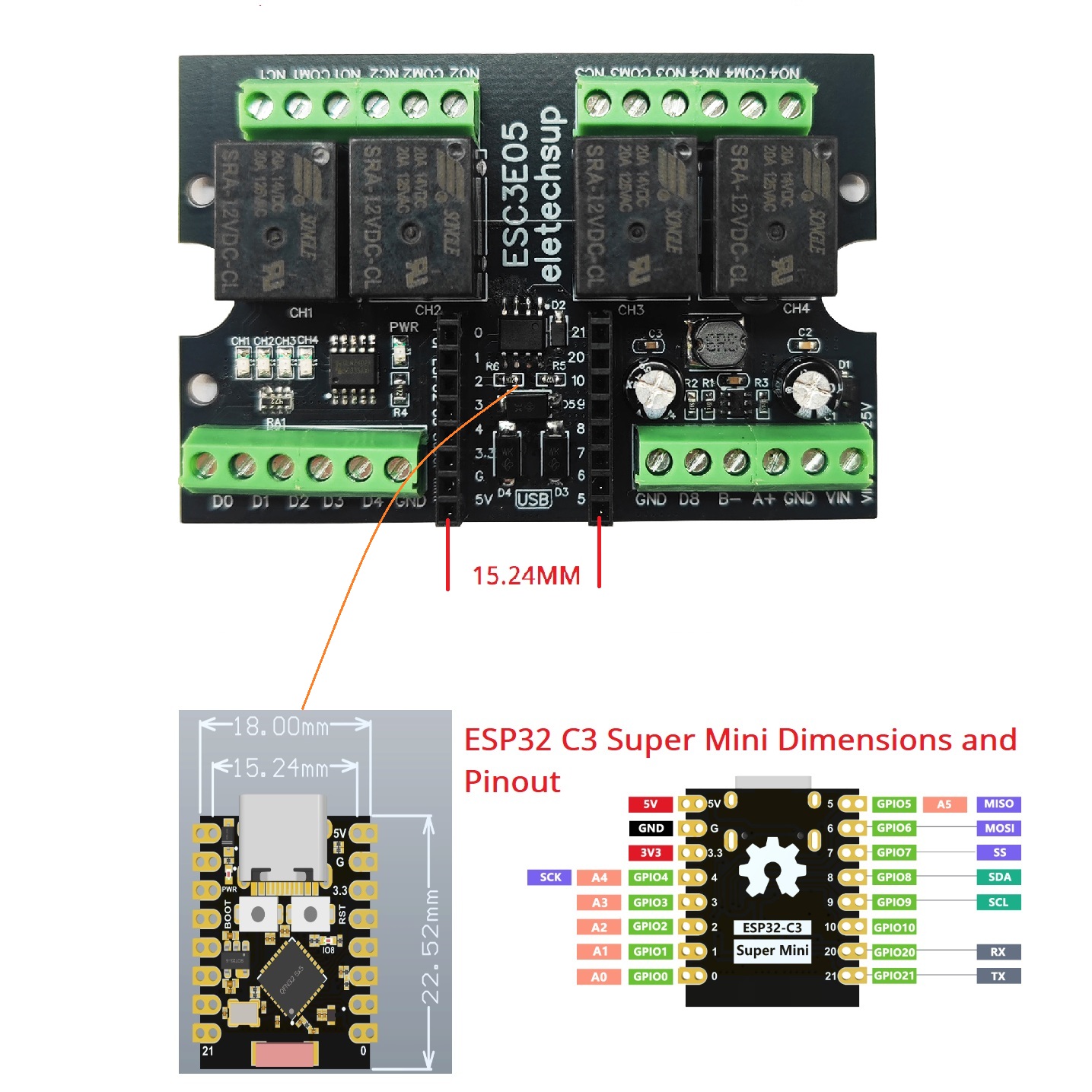 Ultimate ESP32 C3 وحدة التتابع - مراجعة Smart Home Kit For Arduino وسعره
