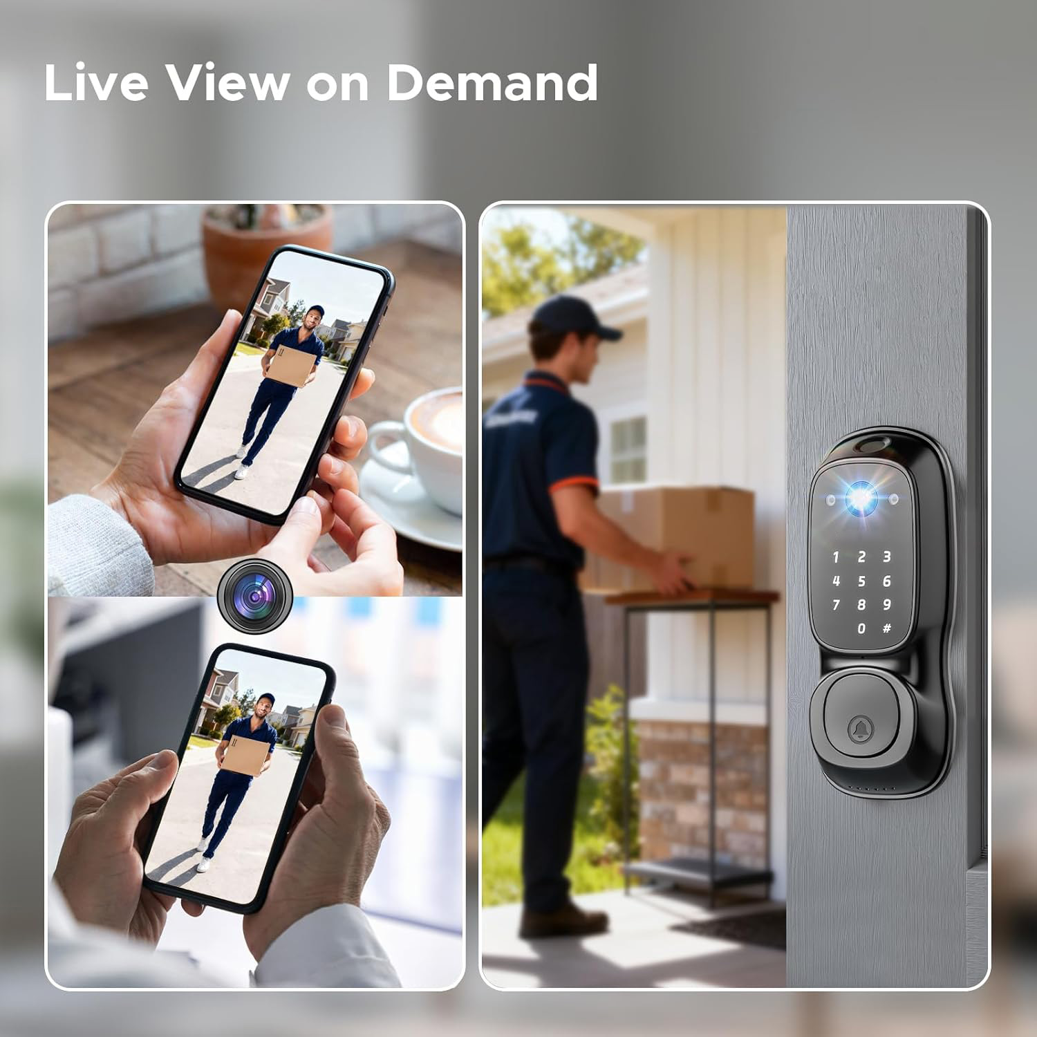 قفل باب ذكي بتقنية واي فاي من  - مراجعة Smart Door Lock وسعره