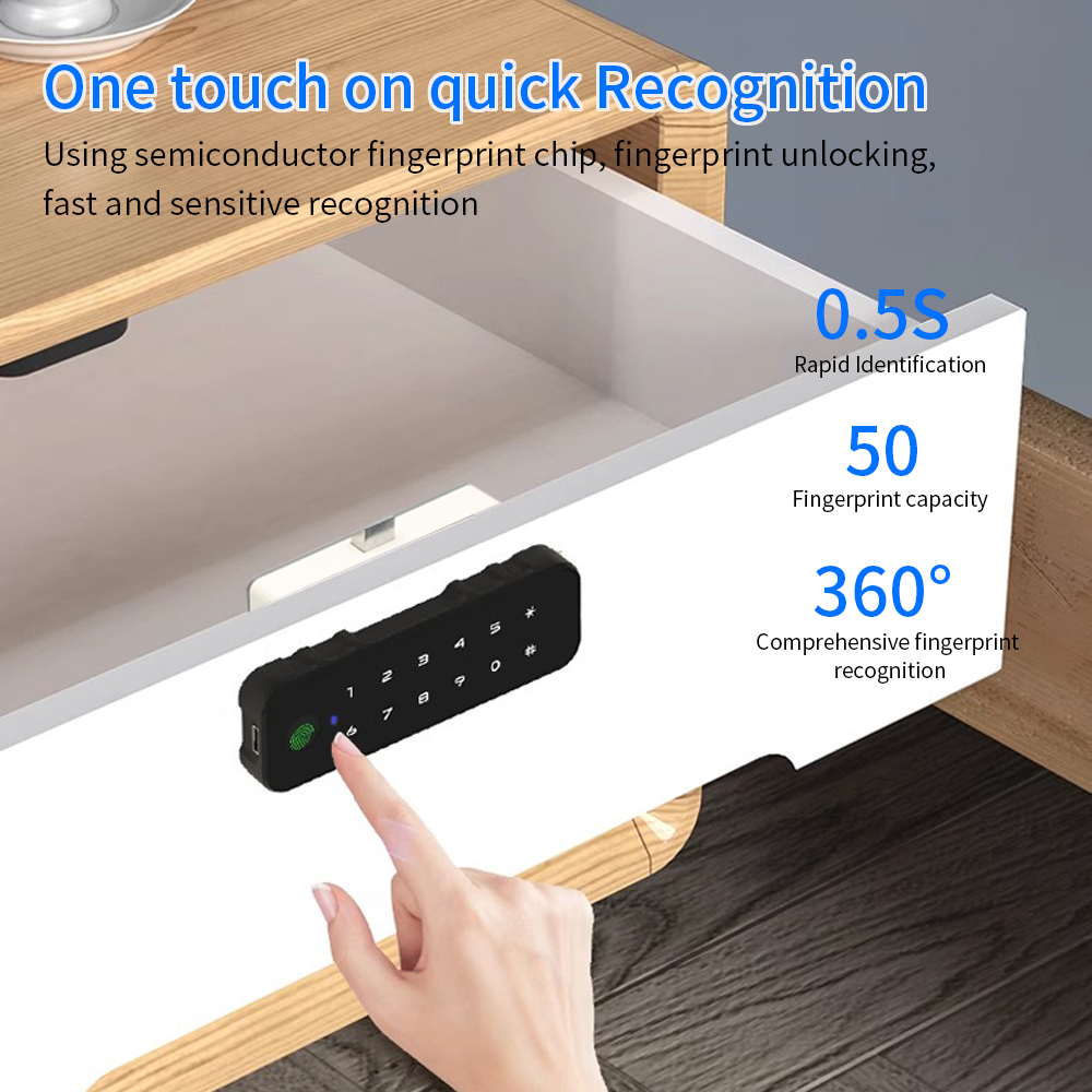 Tuya بلوتوث خزانة خشبية ذكية ق - مراجعة Smart Door Lock وسعره