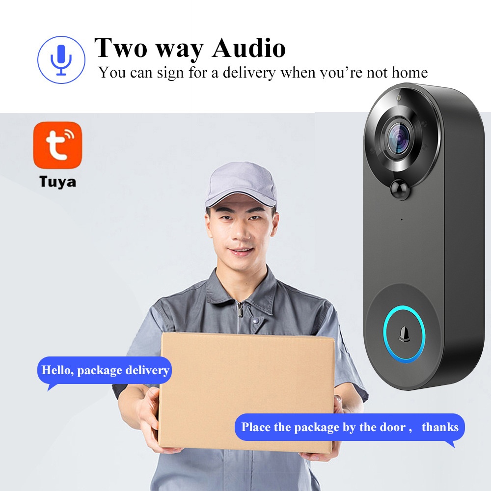 Tuya 1080P اللاسلكية جرس باب و - مراجعة Smart Home Video Doorphone Ezviz وسعره