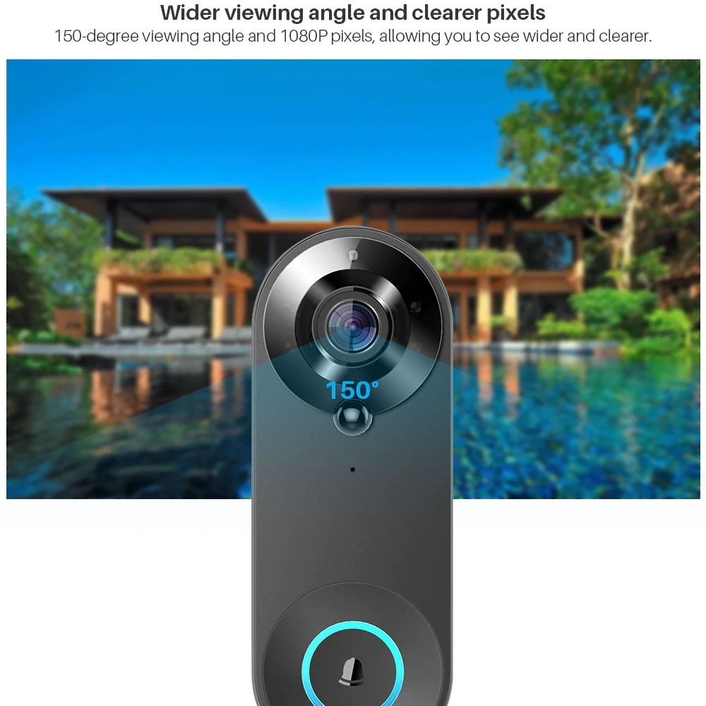 Tuya 1080P اللاسلكية جرس باب و - مراجعة Smart Home Video Doorphone Ezviz وسعره