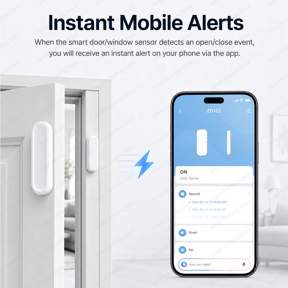 مستشعر مقاوم للماء للأبواب وال - مراجعة Smart Home Website وسعره