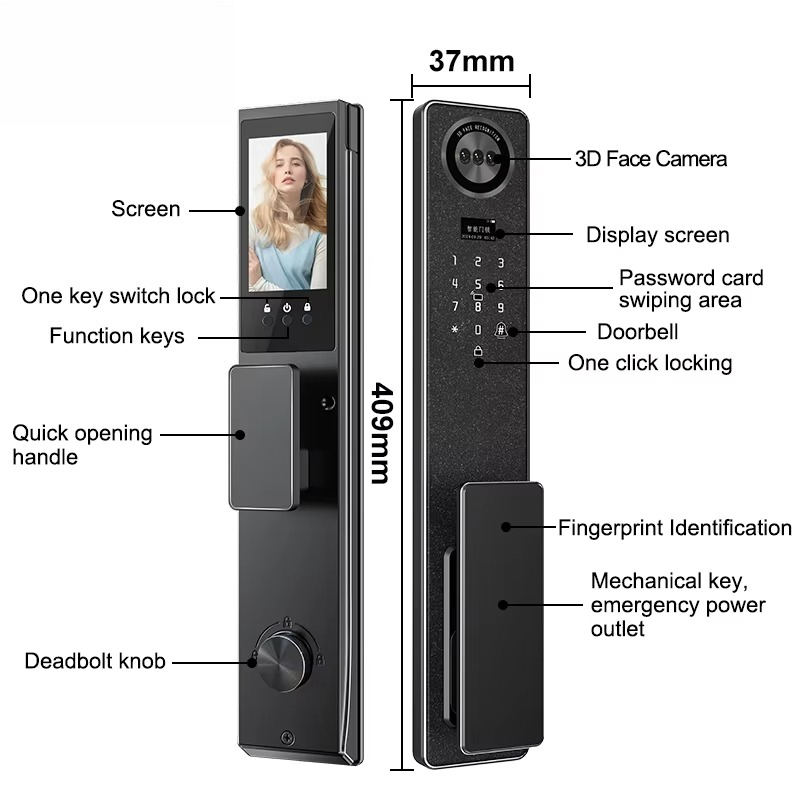 قفل باب ذكي من تويا يعمل بتقني - مراجعة Smart Door Lock وسعره