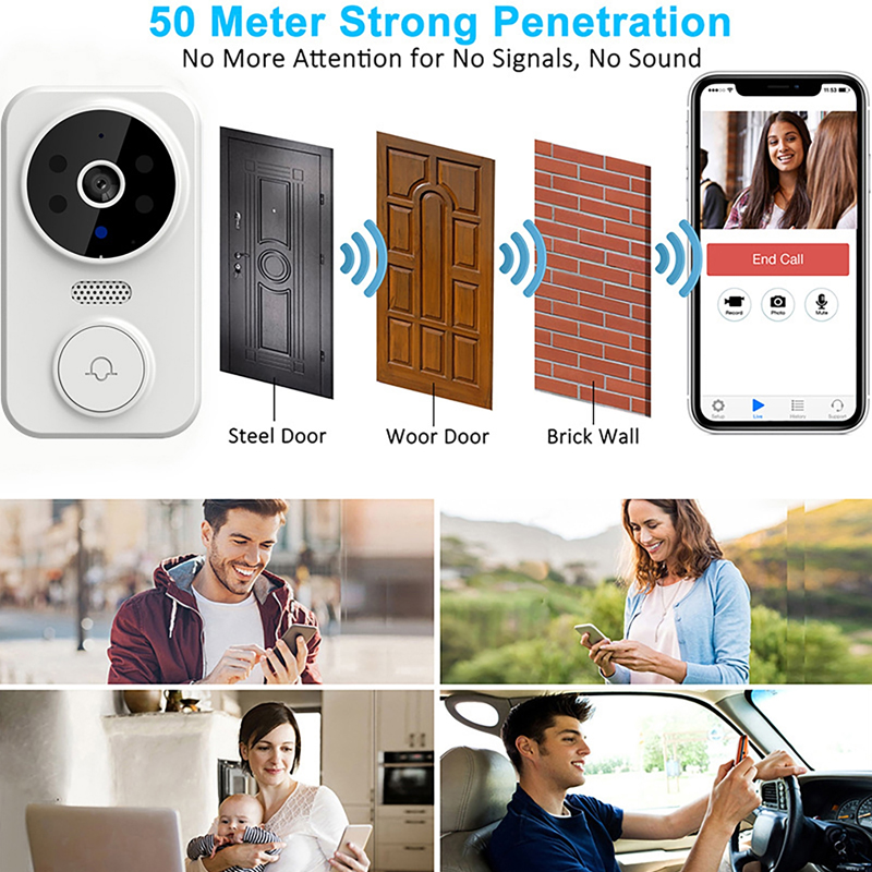 واي فاي الذكية جرس باب يتضمن ش - مراجعة Smart Home Video Doorphone Ezviz وسعره