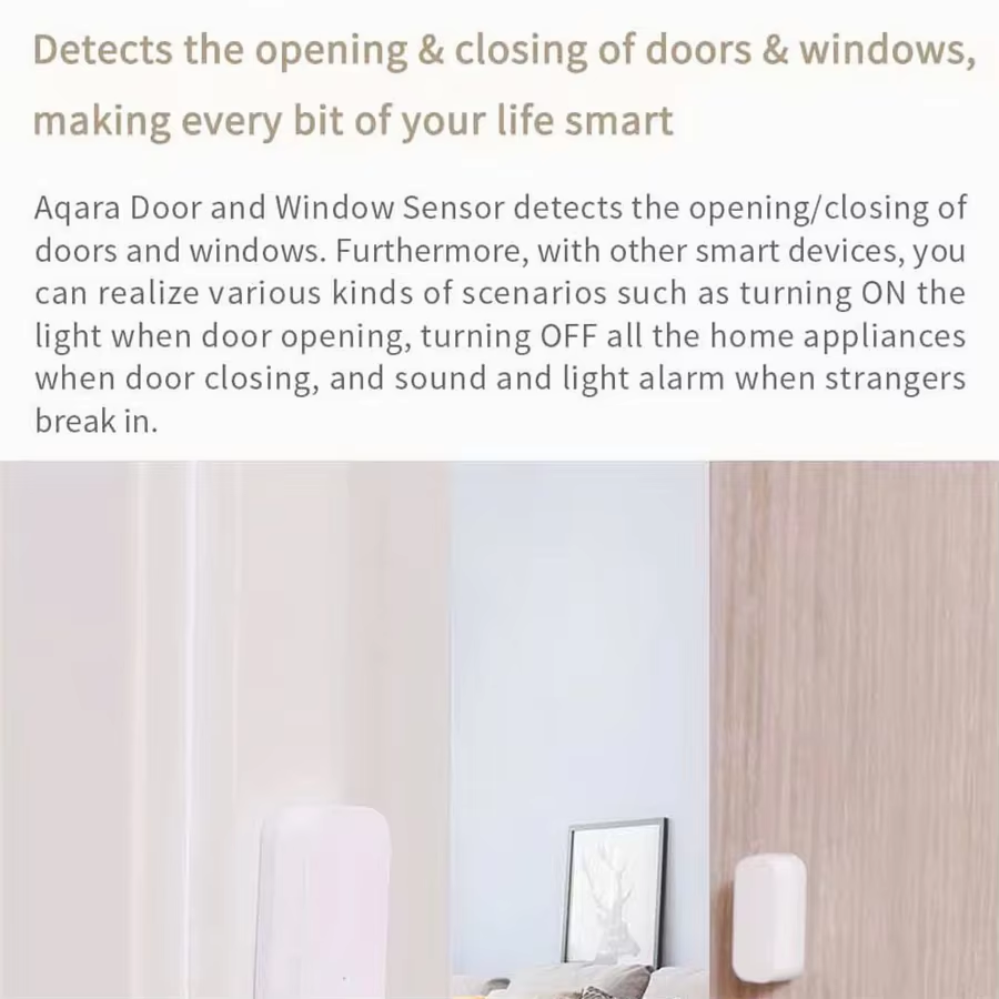 مستشعر نافذة الباب Aqara E1 Zi - مراجعة Door Window Sensor وسعره