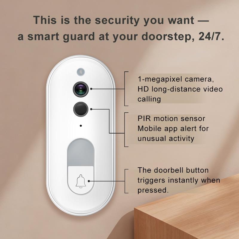 جرس باب ذكي لاسلكي من تويا مع  - مراجعة Smart Home Outdoor Camera وسعره