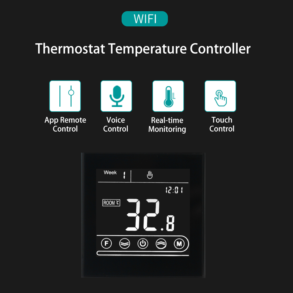 واي فاي ترموستات متحكم في درجة - مراجعة Smart Home Green وسعره