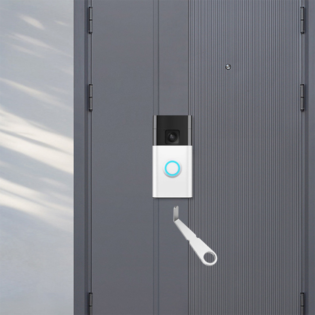 مفتاح فضي لجرس الباب بالفيديو  - مراجعة Smart Home Video Doorbell وسعره