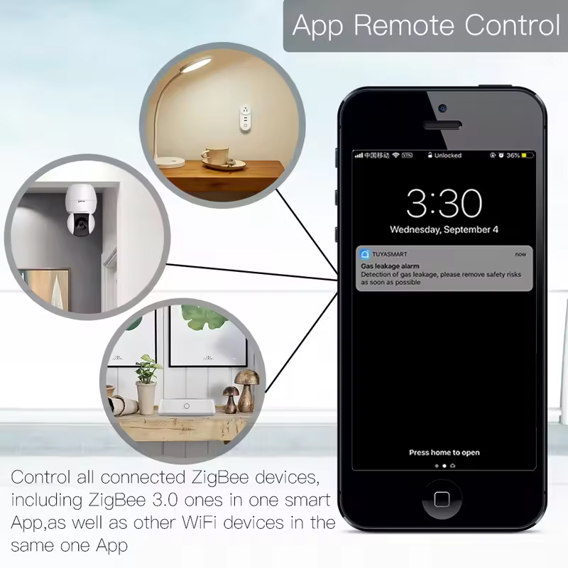 Moes Tuya ZigBee 3.0 Smart Gat - مراجعة Smart Home Dashboard وسعره