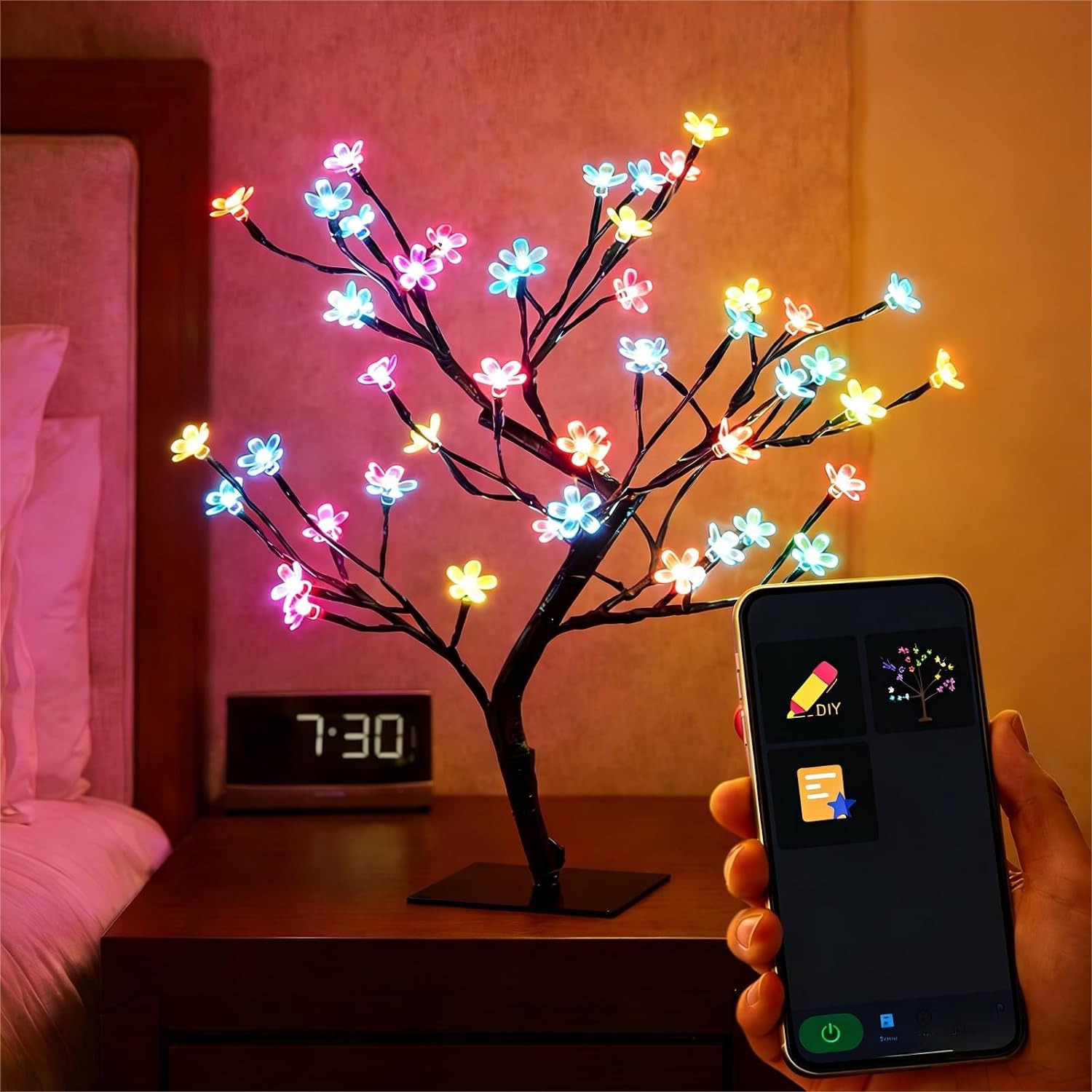 مصباح شجرة زهر الكرز الذكي بمن - مراجعة Smart Baby Night Light وسعره