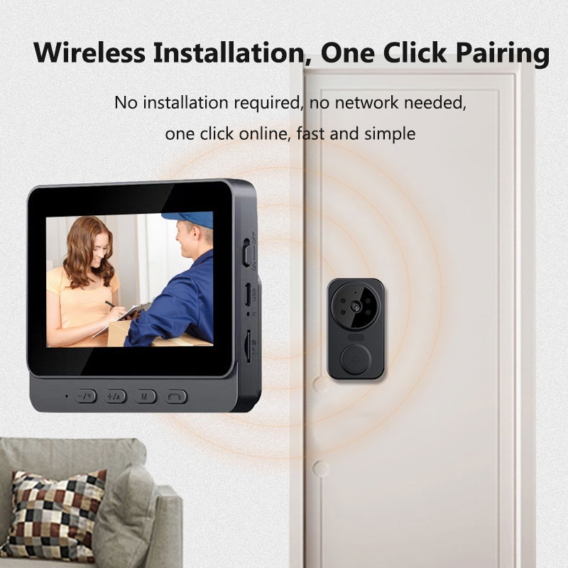 4.3 بوصة واي فاي جرس باب يتضمن - مراجعة Smart Home Video Doorphone Ezviz وسعره