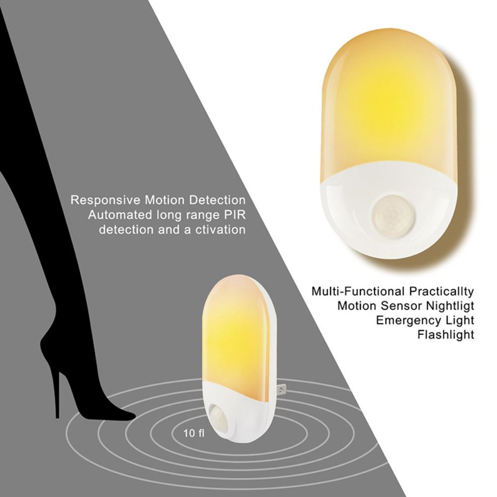 مصباح ليلي ذكي بمستشعرات LED ق - مراجعة Smart Baby Night Light وسعره