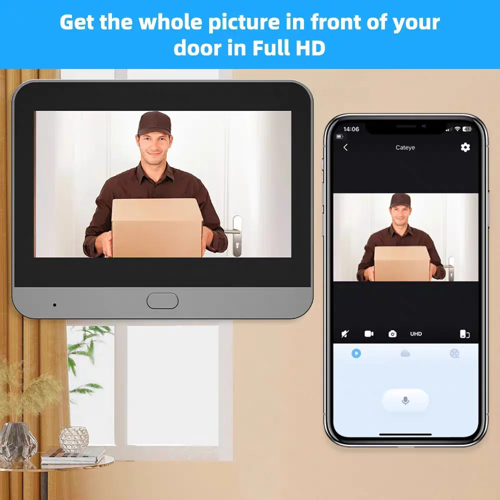 كاميرا باب ذكية من تويا بدقة 5 - مراجعة Smart Home Video Doorphone Ezviz وسعره