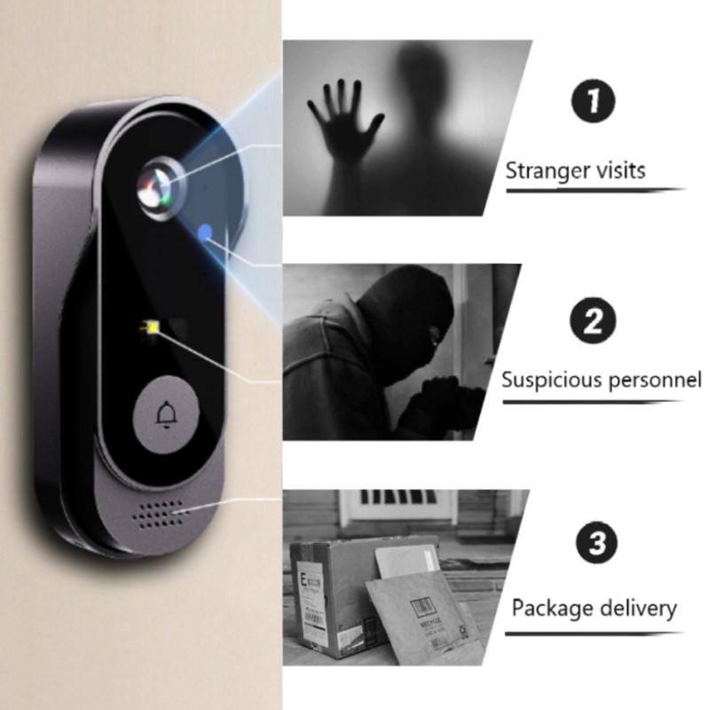 Tuya WIFI كاميرا الجرس HD فيدي - مراجعة Smart Home Video Doorphone Ezviz وسعره