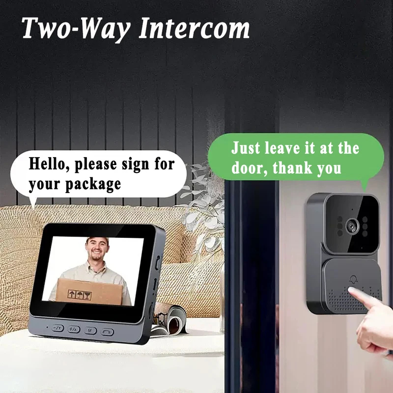 جرس باب ذكي لاسلكي بتقنية واي  - مراجعة Smart Home Video Doorphone Ezviz وسعره