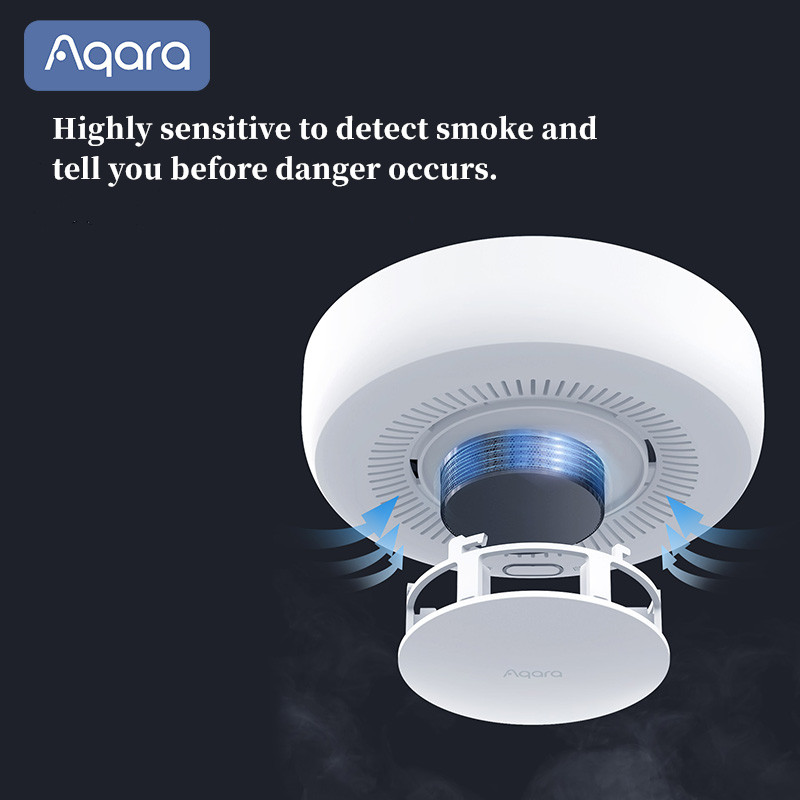 Aqara-مستشعر كاشف الدخان الذكي - مراجعة Smart Home Zestaw وسعره