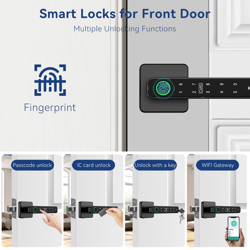 قفل باب ذكي رقمي XSDTS Tuya مع - مراجعة Smart Home Website وسعره