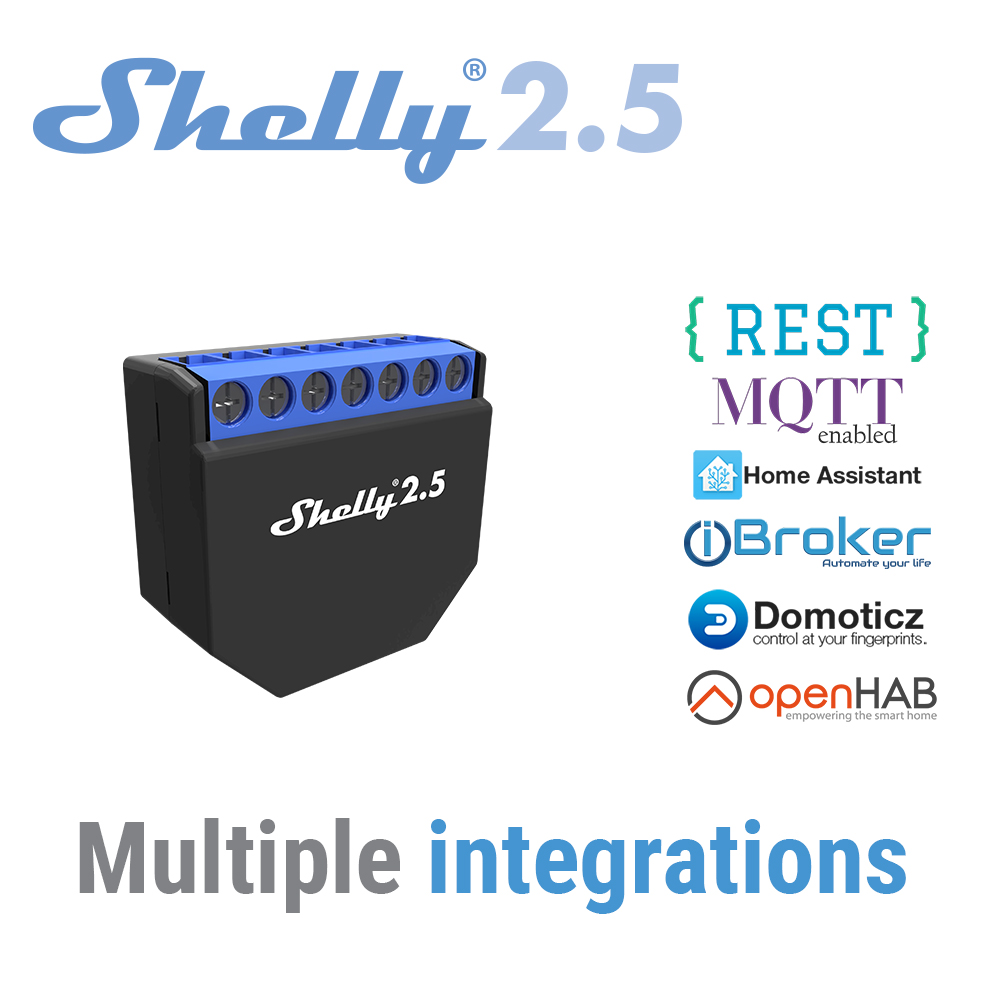 Shelly 2.5 المنزل الذكي مرحل م - مراجعة Smart Home Open Source وسعره