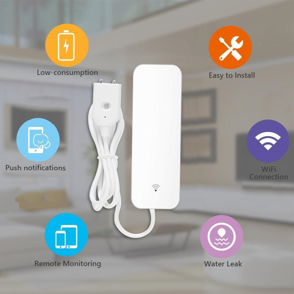 Tuya WiFi مستشعر تسرب المياه،  - مراجعة Smart Home Green وسعره
