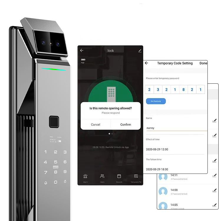 قفل جرس الباب الذكي للوجه ببصم - مراجعة Wifi Doorbell Camera وسعره