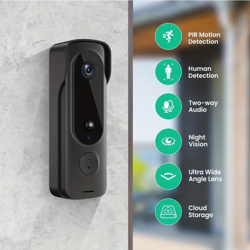 في الهواء الطلق جرس الباب اللا - مراجعة Smart Home Video Doorphone Ezviz وسعره