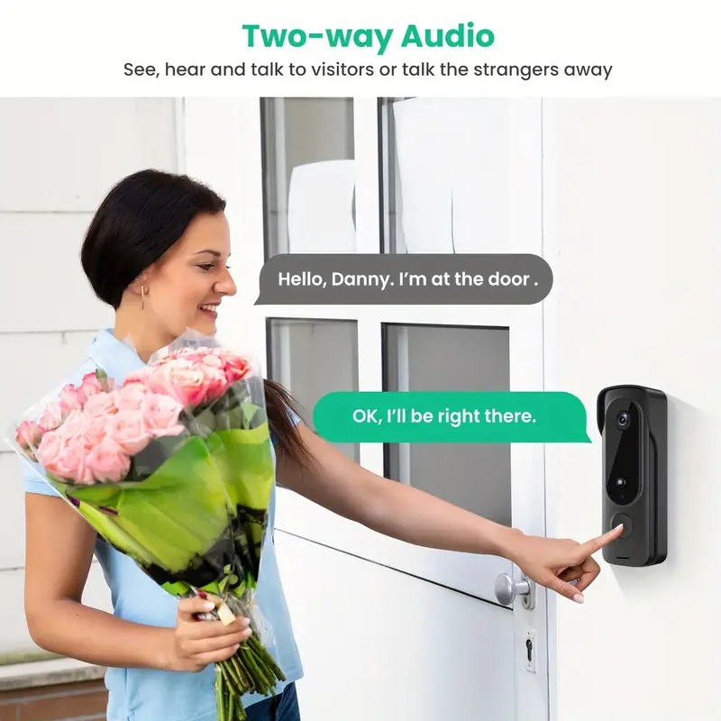 في الهواء الطلق جرس الباب اللا - مراجعة Smart Home Video Doorphone Ezviz وسعره
