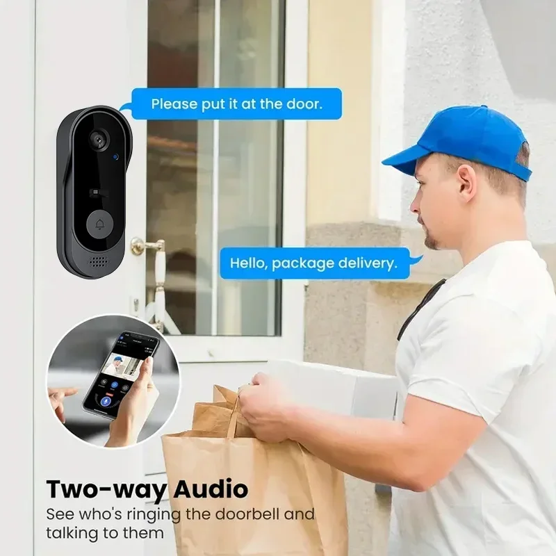 كاميرا جرس باب لاسلكية عالية ا - مراجعة Smart Home Video Doorbell وسعره