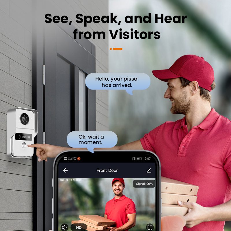 Tuya الذكية 1080P كاميرا جرس ا - مراجعة Smart Home Video Doorbell وسعره