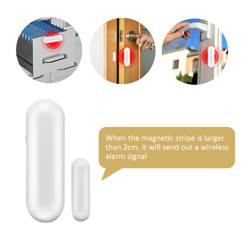 نظام إنذار لاسلكي MD-211R بترد - مراجعة Door Window Sensor وسعره